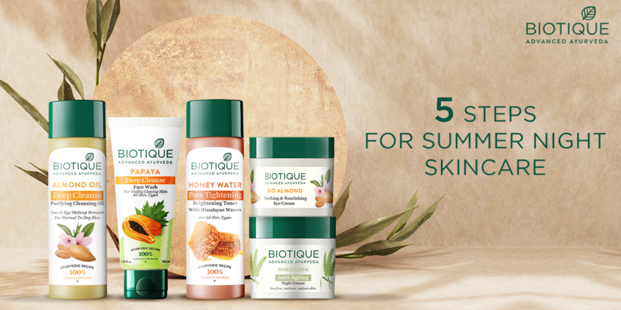 5 STEPS FOR SUMMER NIGHT SKINCARE