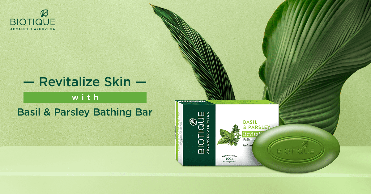 Rejuvenate Your Skin with Basil & Parsley Revitalizing Bathing Bar