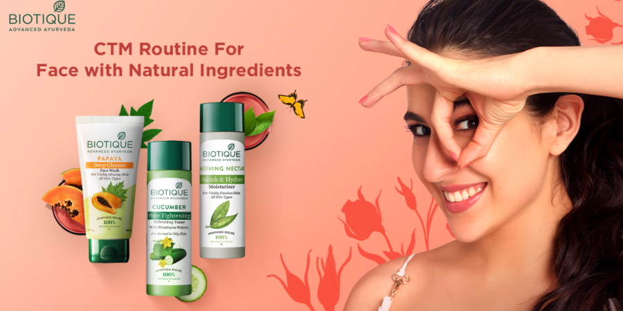 WHAT IS THE BEST CTM ROUTINE FOR FACE WITH NATURAL INGREDIENTS?