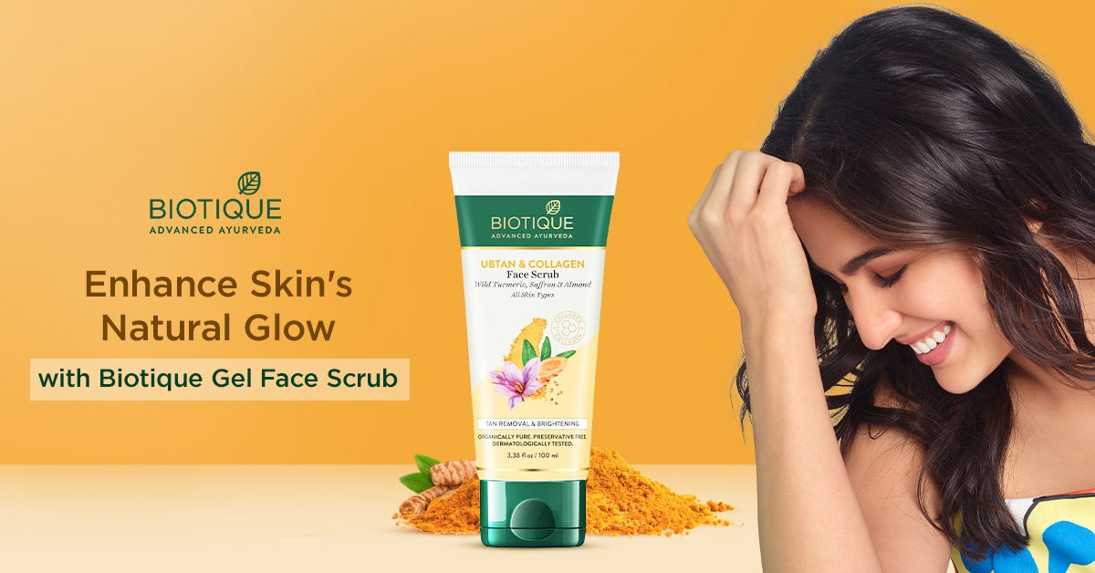 Nourish and Rejuvenate: How Biotique Ubtan & Collagen Face Scrub Enhances Skin Health