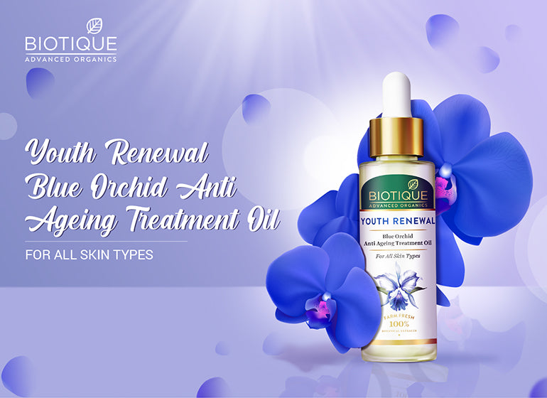 Youth renewal blue orchid anti-ageing treatment oil 30ml A+ image