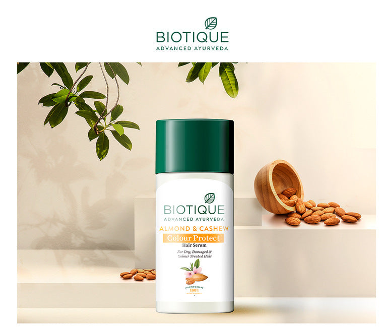 Almond & cashew colour protect hair serum 40ml A+ image