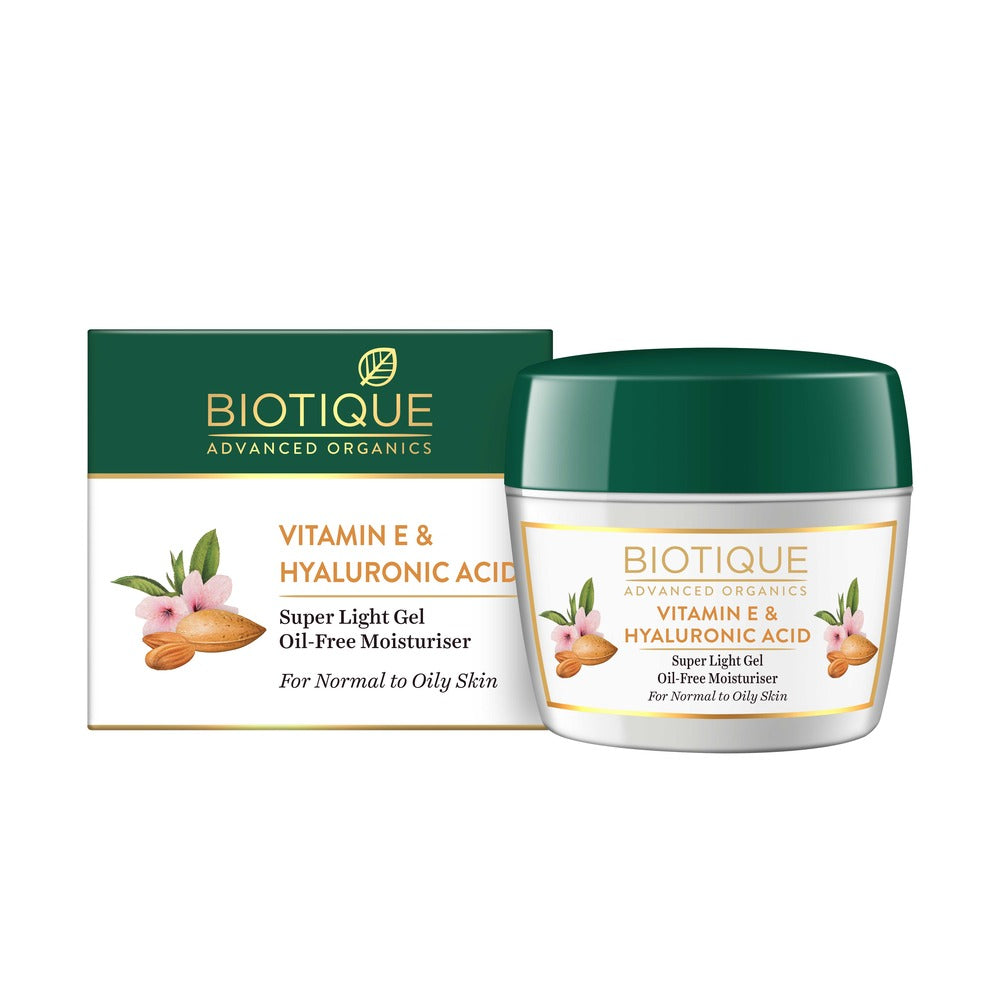 Vitamin e & hyaluronic acid super light gel oil-free moisturiser