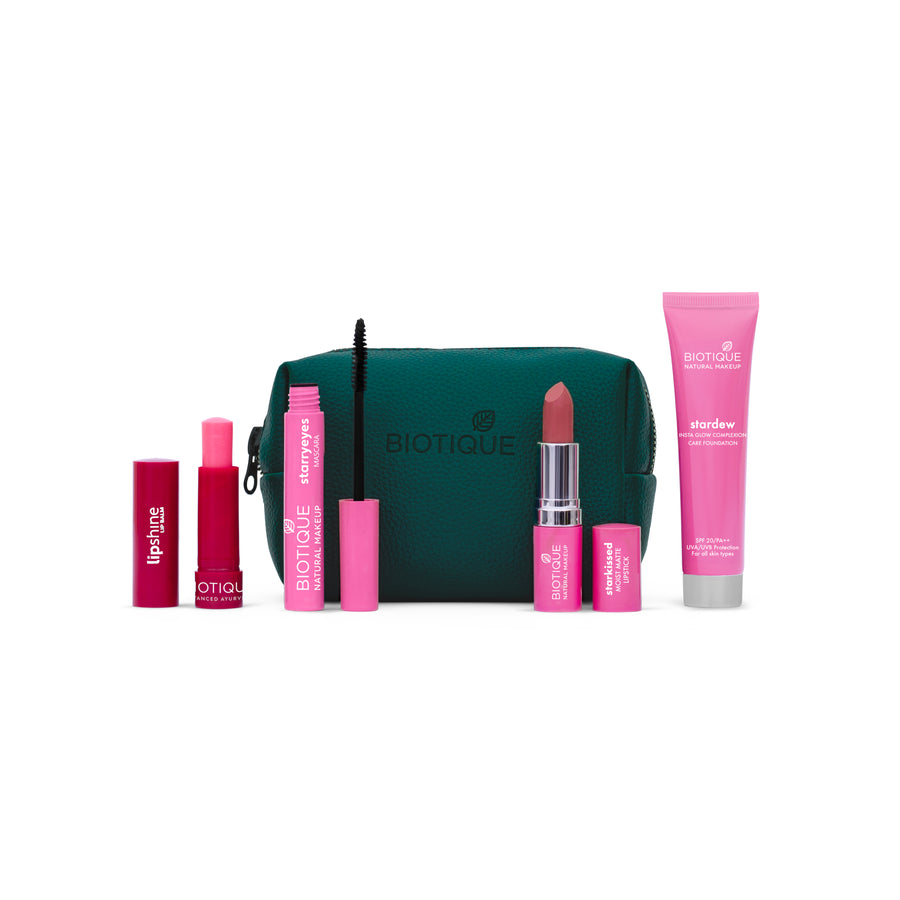 WAKEUP MAKEUP EVERYDAY ESSENTIAL KIT WITH MAKEUP POUCH