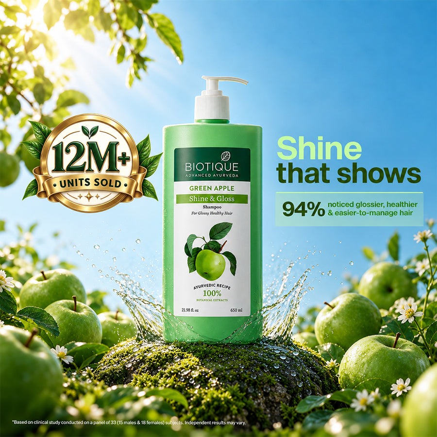 Green Apple Shine & Gloss Shampoo & Conditioner - 650ml