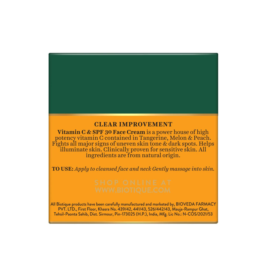 Clear Improvement Vitamin C & Spf 30 Face Cream 50Gm