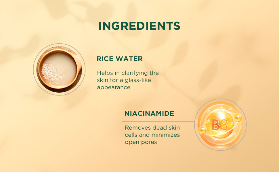 Biotique rice water & niacinamide gel face scrub 100ml