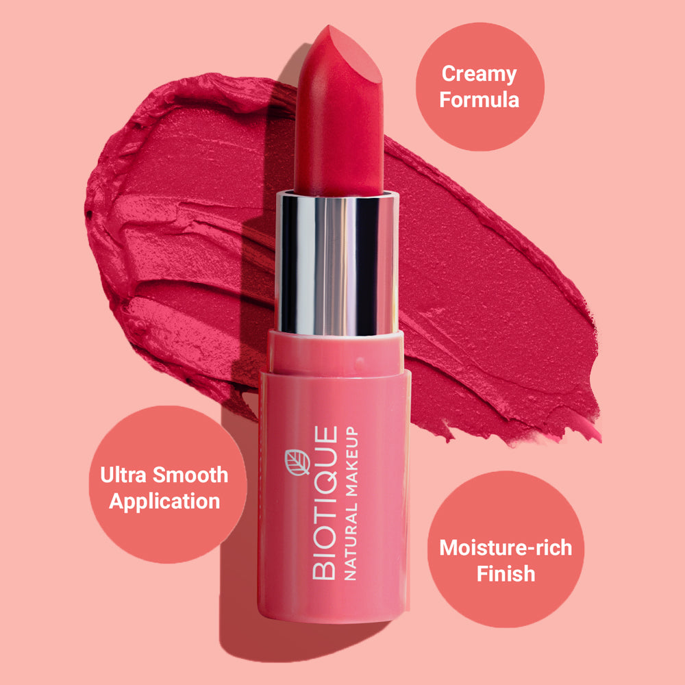 Biotique natural makeup magicolor lipstick, cookie crumble