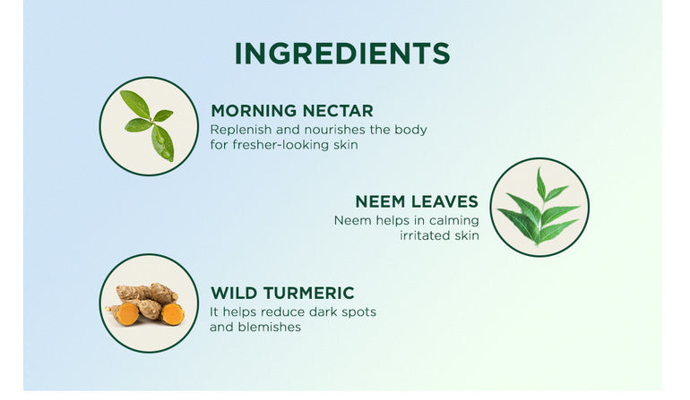 Morning nectar nourish & hydrate body wash 200ml A+ image