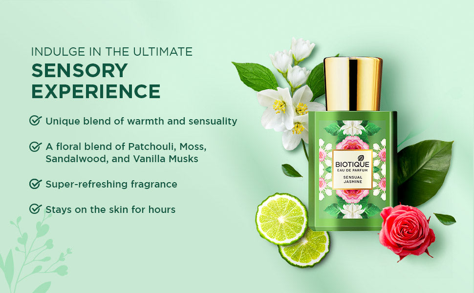 Biotique sensual jasmine eau de parfum 50ml