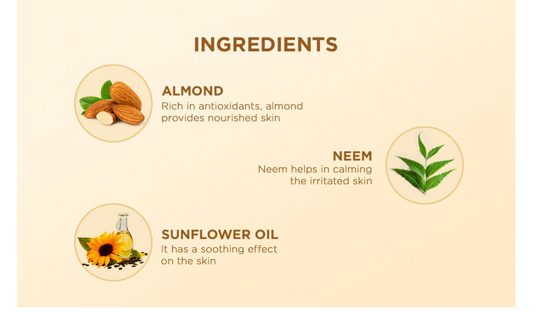 Almond oil ultra rich body wash A+ image