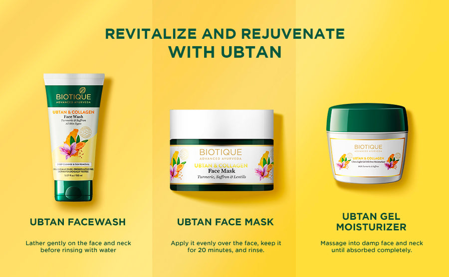 BIOTIQUE UBTAN & COLLAGEN Face Mask 50g