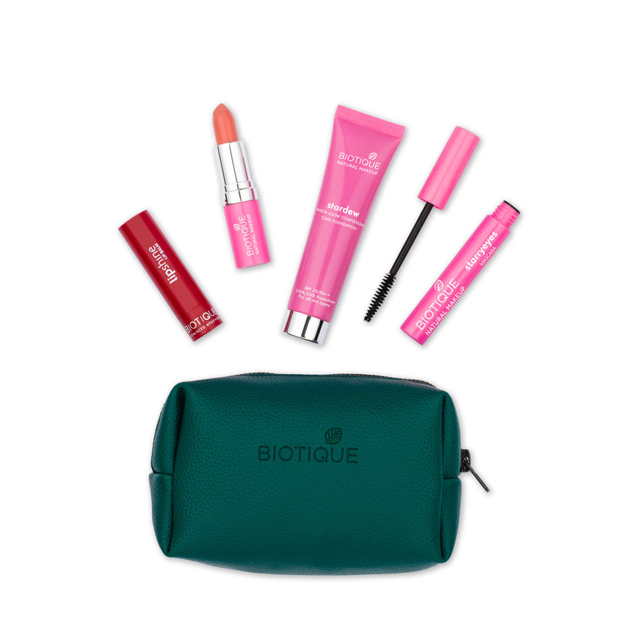 WAKEUP MAKEUP EVERYDAY ESSENTIAL KIT WITH MAKEUP POUCH