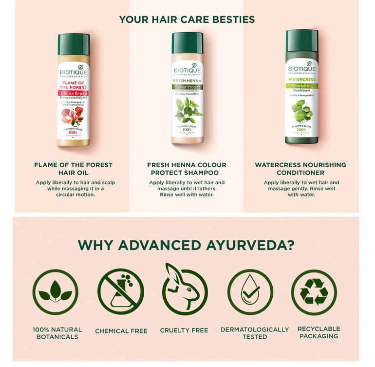 Flame of the forest intense repair therapeutic hair oil 120ml A+ image