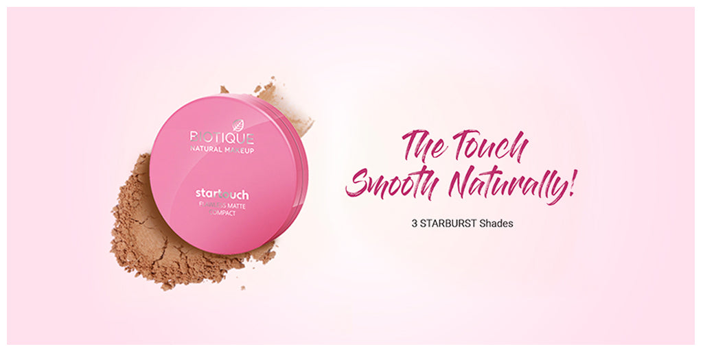 Biotique natural makeup startouch flawless matte compact, tawny nutmeg, 9g A+ image