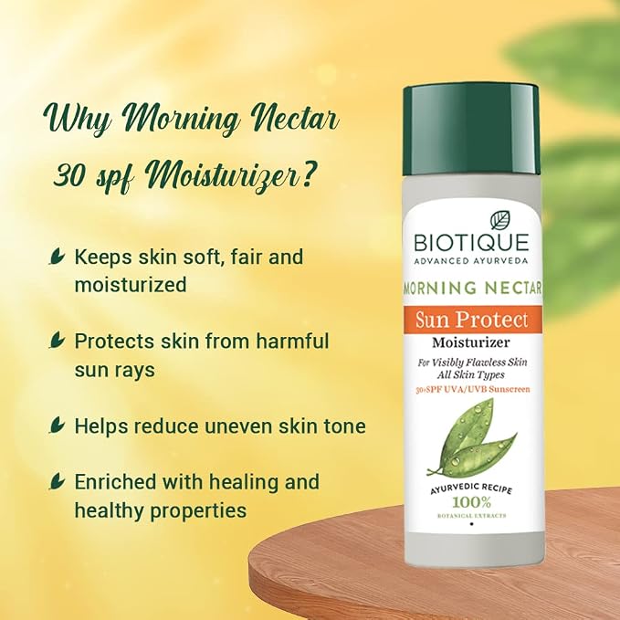 MORNING NECTAR Sun Protect Moisturizer (30+ SPF) 120ml