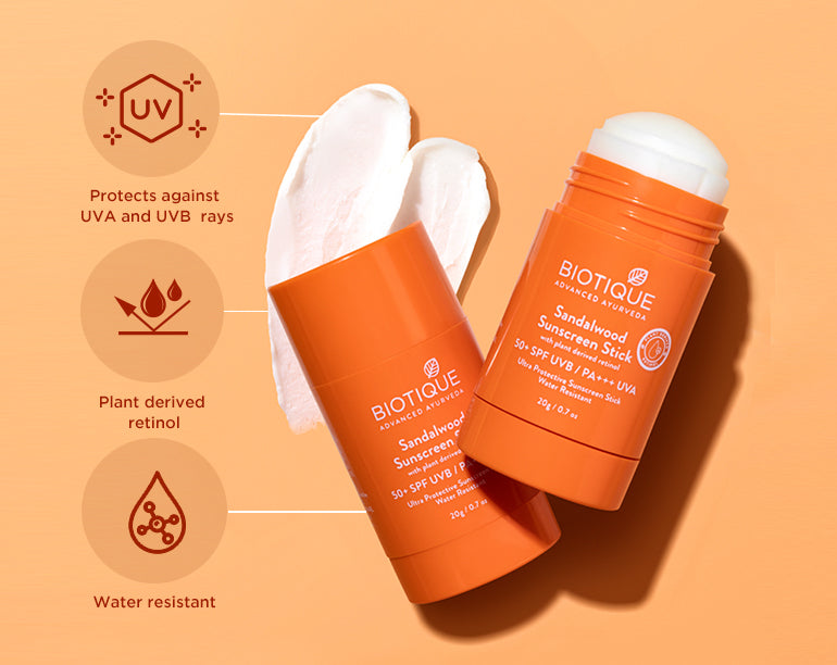 Sandalwood sunscreen stick, spf 50+ , 20g A+ image