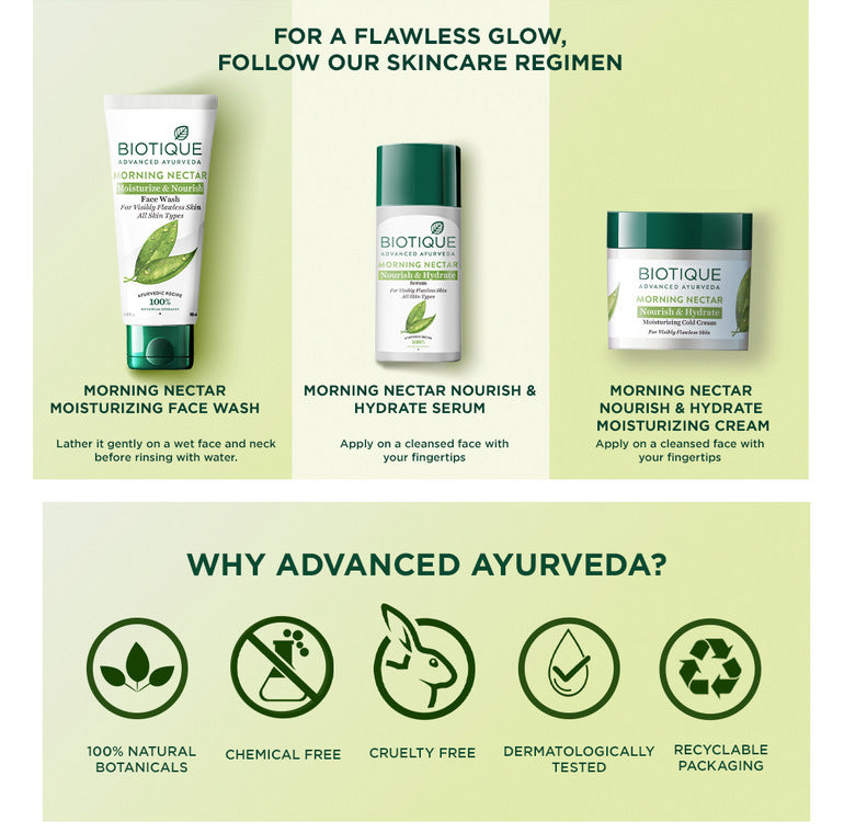 Morning nectar nourish & hydrate moisturizing cream A+ image