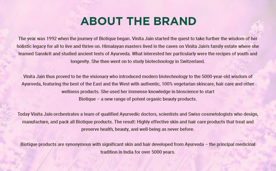 Biotique blissfull lavender eau de toilette 50ml