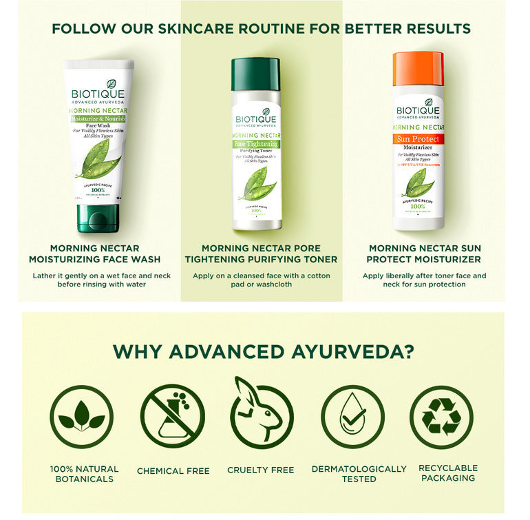 Morning nectar pore tightening purifying toner A+ image