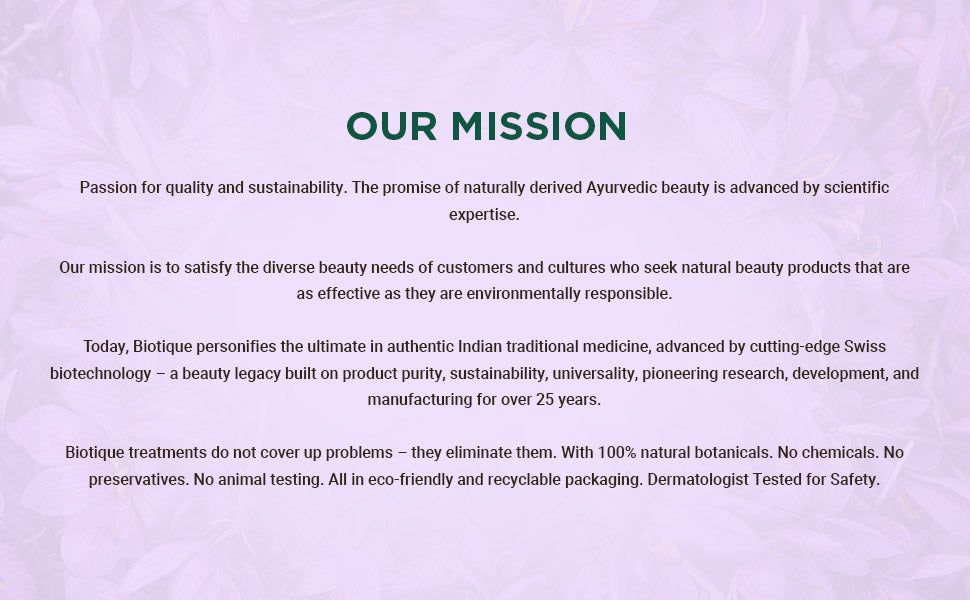 Biotique royal saffron eau de parfum 50ml A+ image