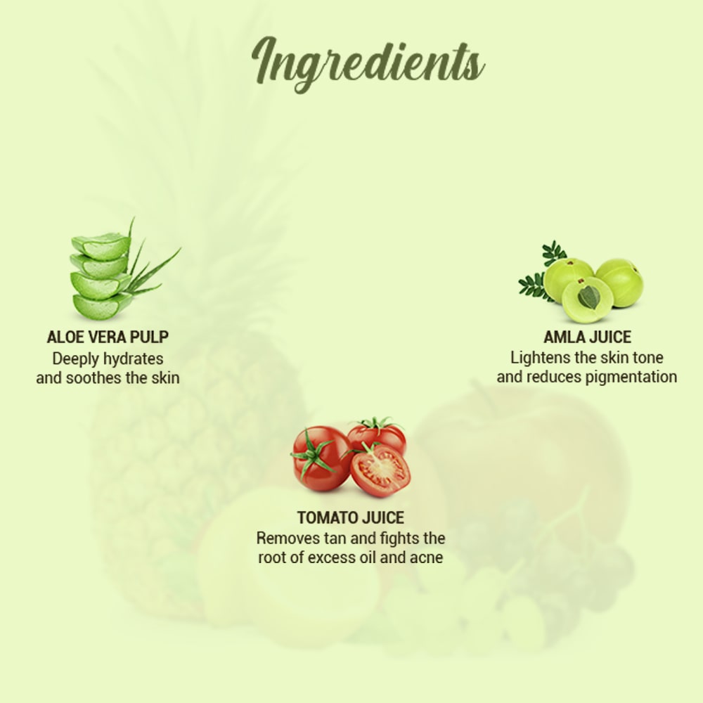 Fruit brightening face wash