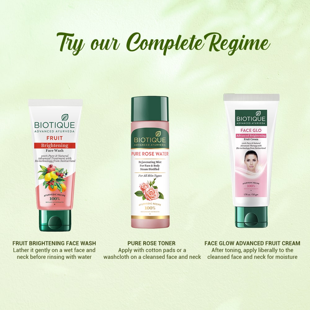 Fruit brightening face wash
