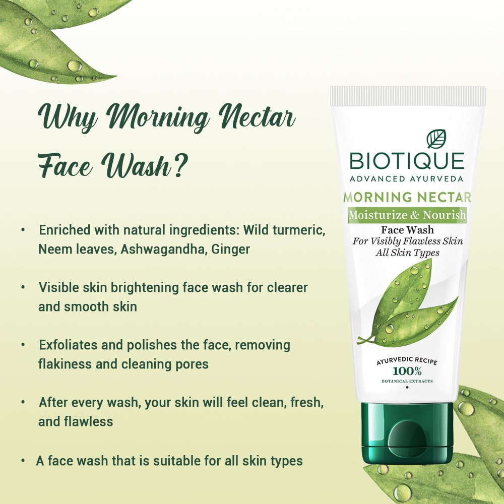 Morning nectar moisturize & nourish face wash