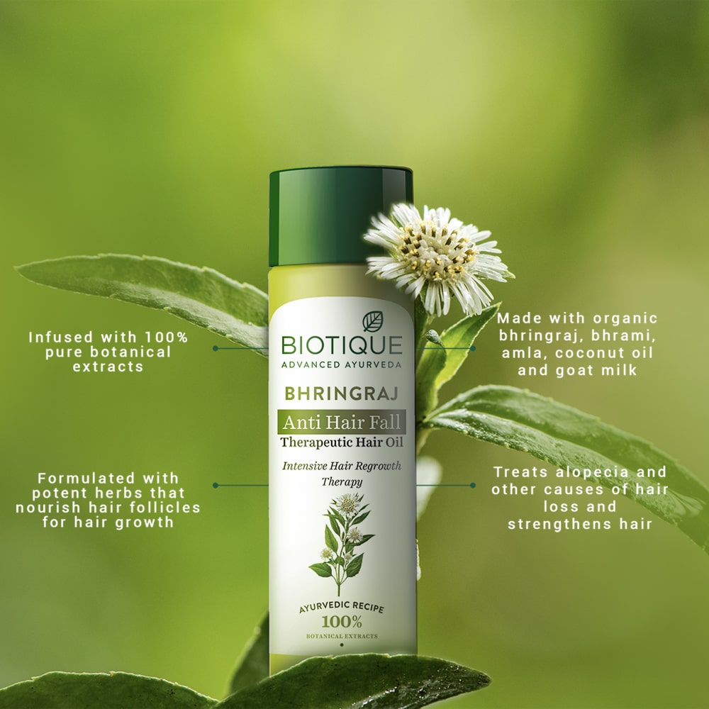 Bhringraj anti hair fall therapeutic hair oil