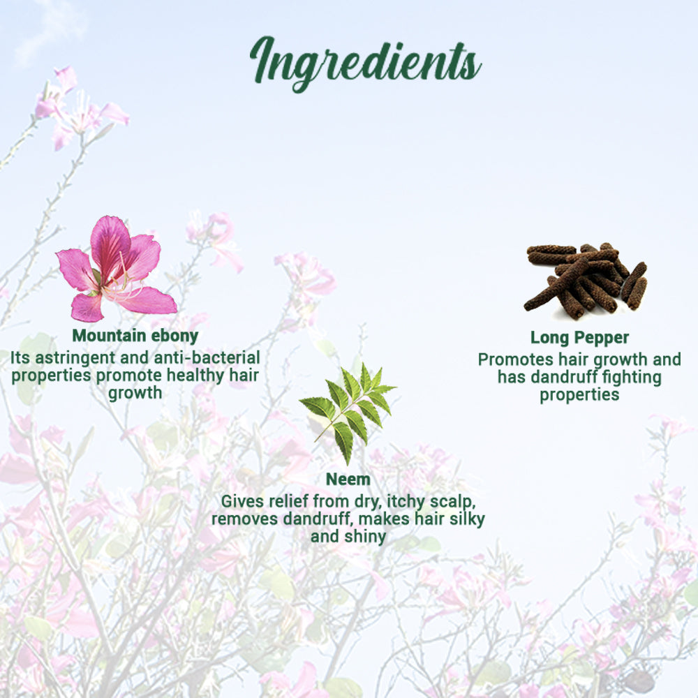 Mountain ebony anti hair fall hair serum