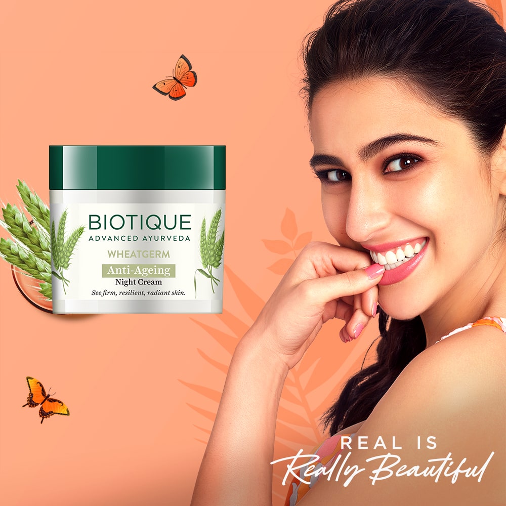 Wheatgerm anti-ageing night cream
