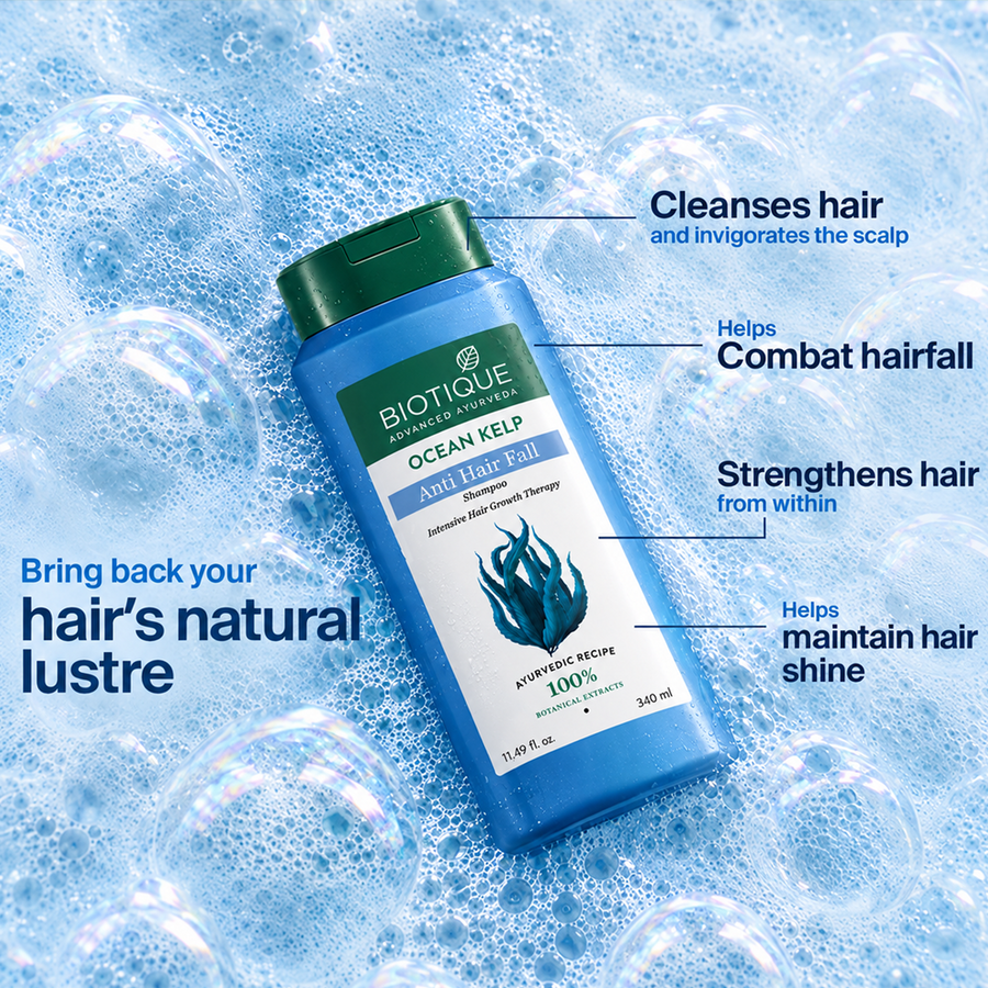 OCEAN KELP Anti Hair Fall Shampoo 340ml (Pack Of 2)