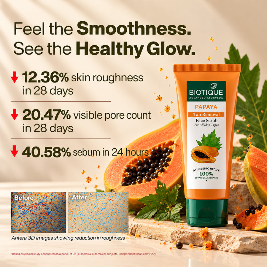 Pack of 2 Papaya Tan Removal Scrub