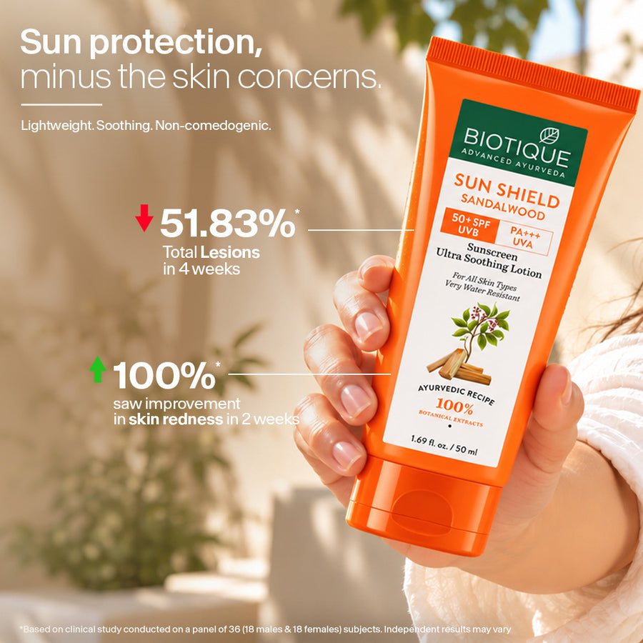 Sun Shield Sandalwood 50+SPF Suncreen --50g