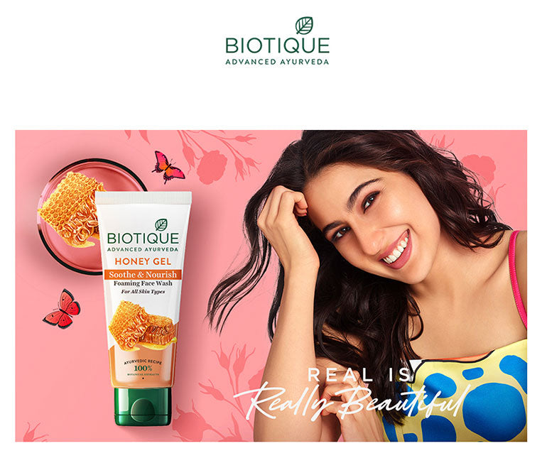 Honey gel soothe & nourish foaming face wash A+ image