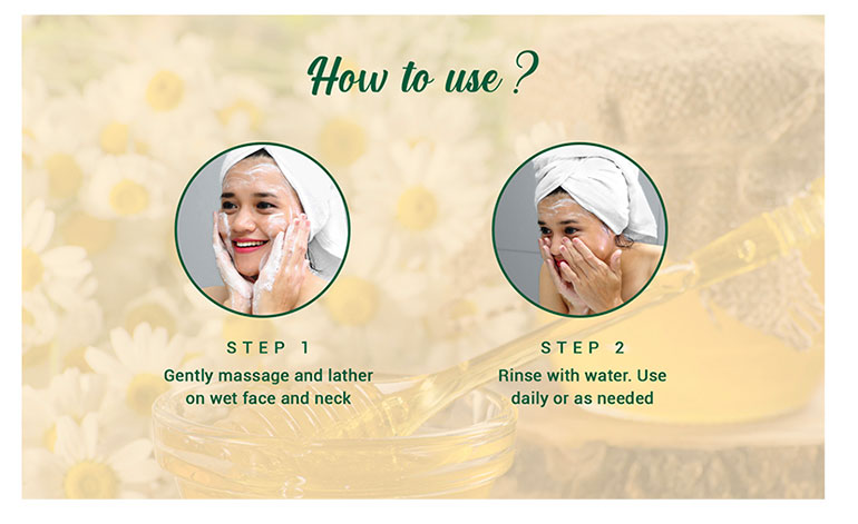 Honey gel soothe & nourish foaming face wash A+ image