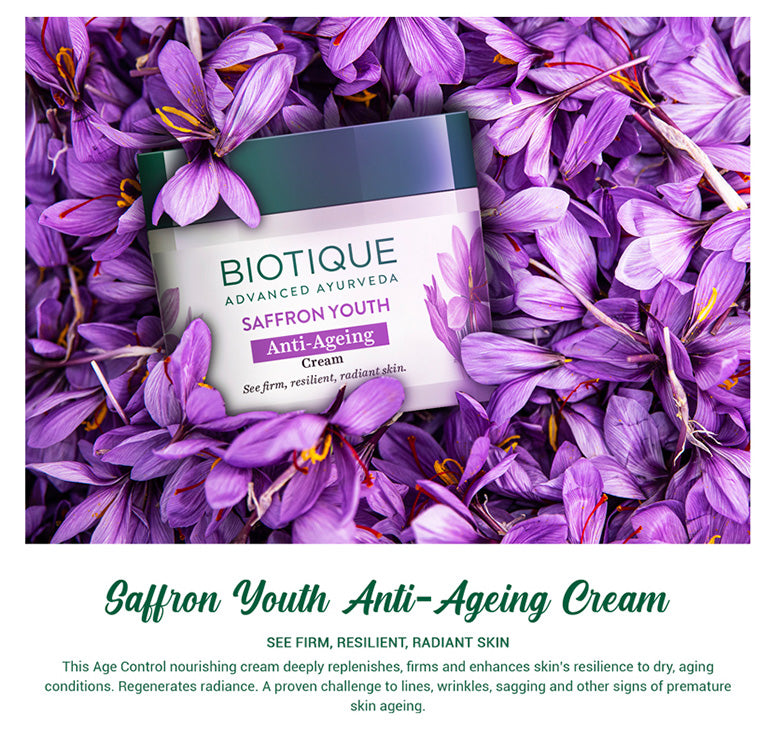 Saffron youth anti-ageing cream A+ image