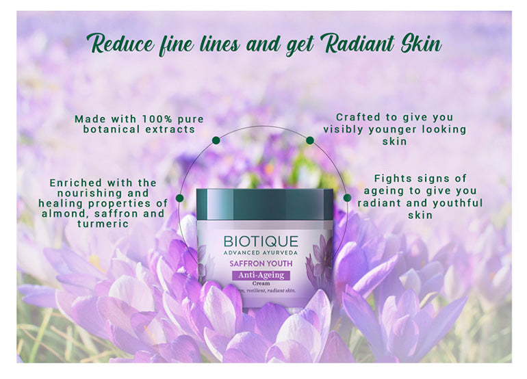 Saffron youth anti-ageing cream A+ image