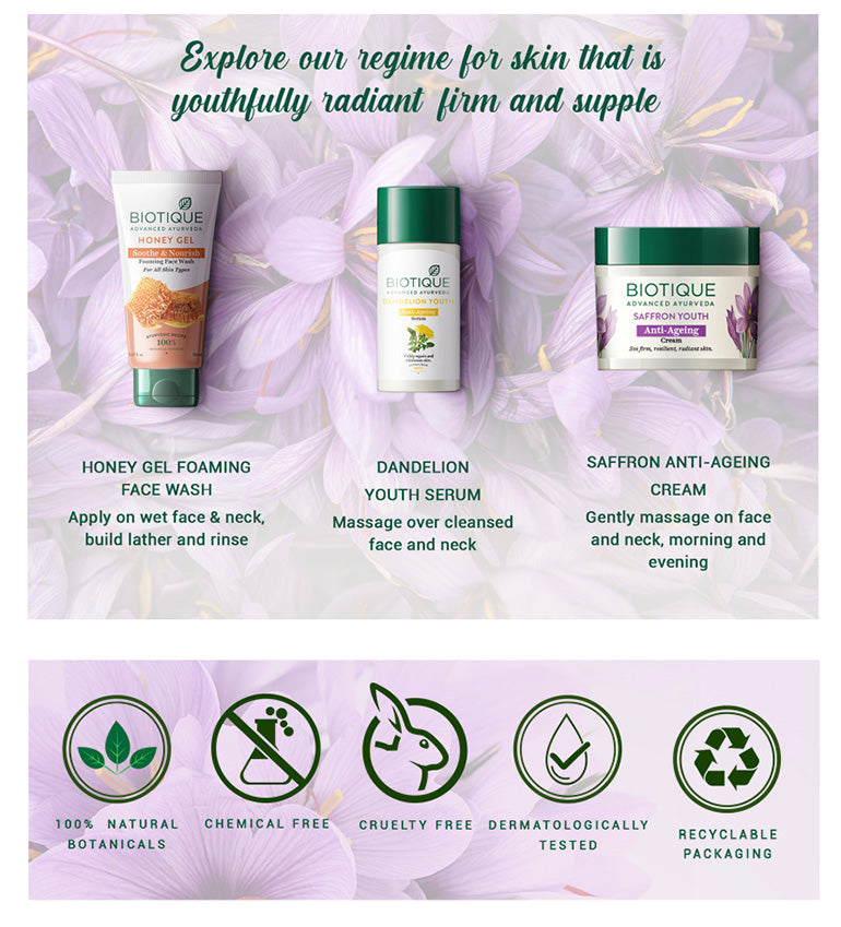 Saffron youth anti-ageing cream A+ image