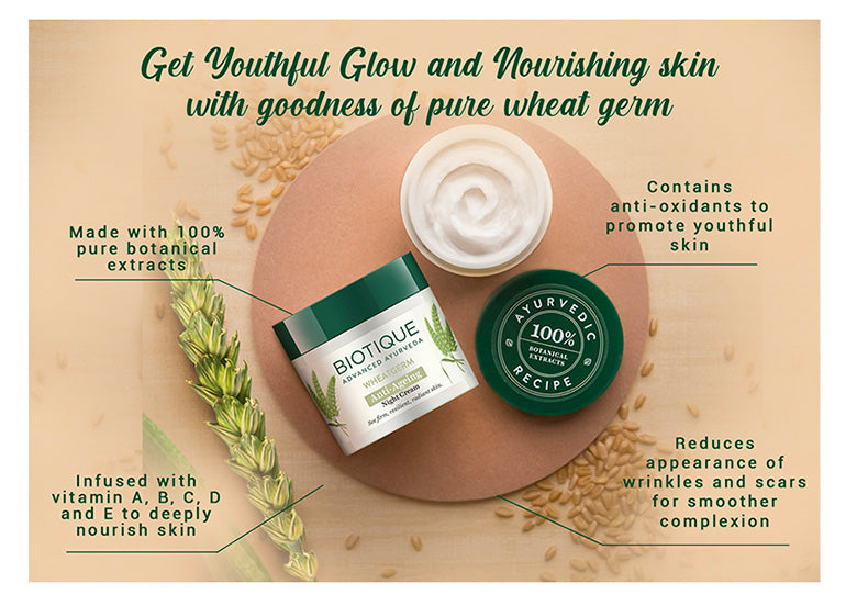 Wheatgerm anti-ageing night cream A+ image