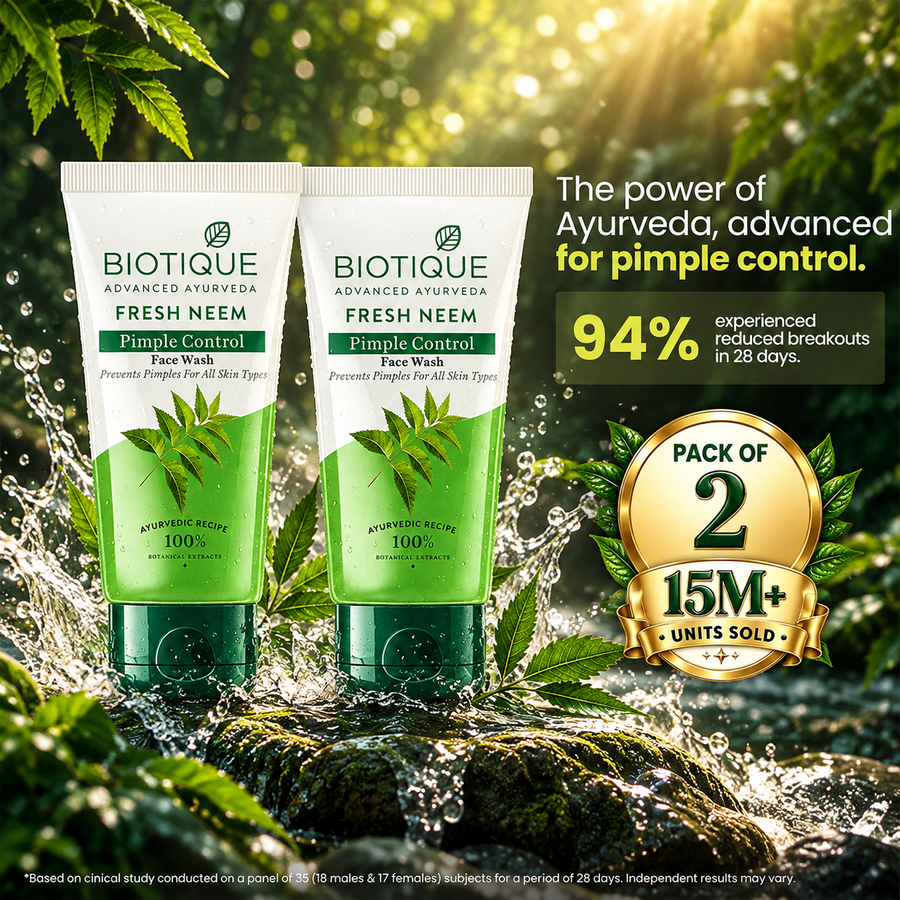 Fresh Neem Pimple Control Face Wash - 150ml (Pack of 2)