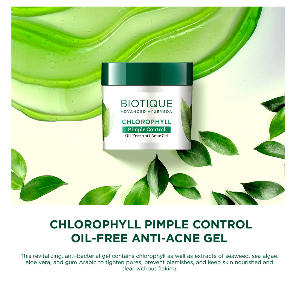 Chlorophyll pimple control oil free anti-acne gel 50g A+ image