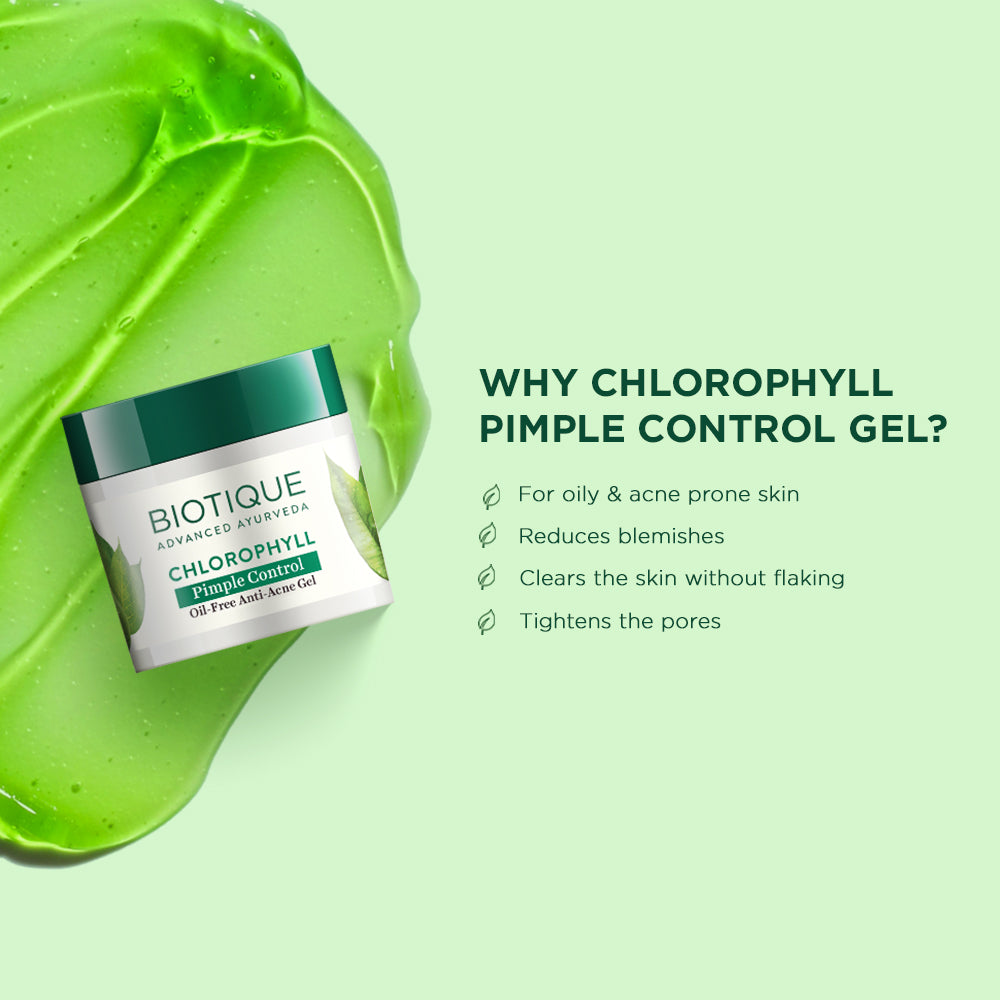 Chlorophyll pimple control oil free anti-acne gel 50g A+ image