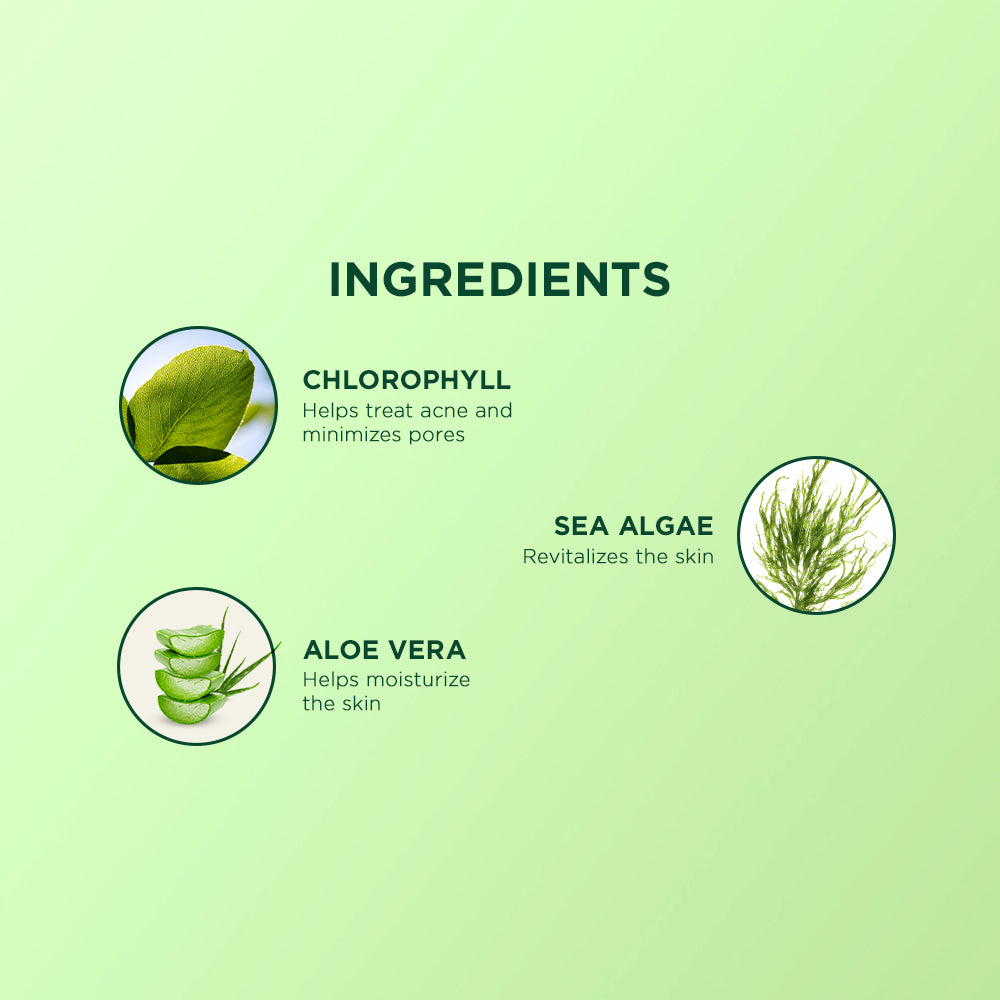 Chlorophyll pimple control oil free anti-acne gel 50g A+ image