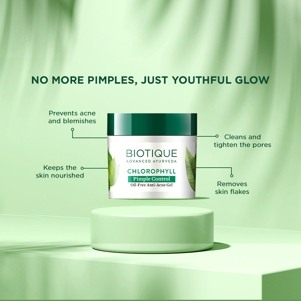 Chlorophyll pimple control oil free anti-acne gel 50g A+ image