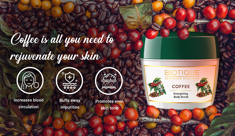 Coffee energizing body scrub 100gm A+ image