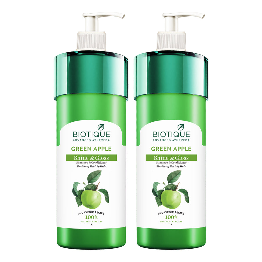 Green Apple Shine & Gloss Shampoo & Conditioner 120ml