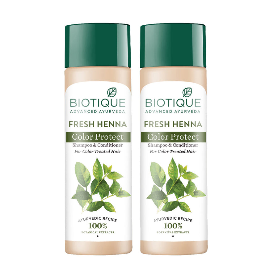 Fresh Henna Colour Protect Shampoo & Conditioner - 190ml (Pack of 2)