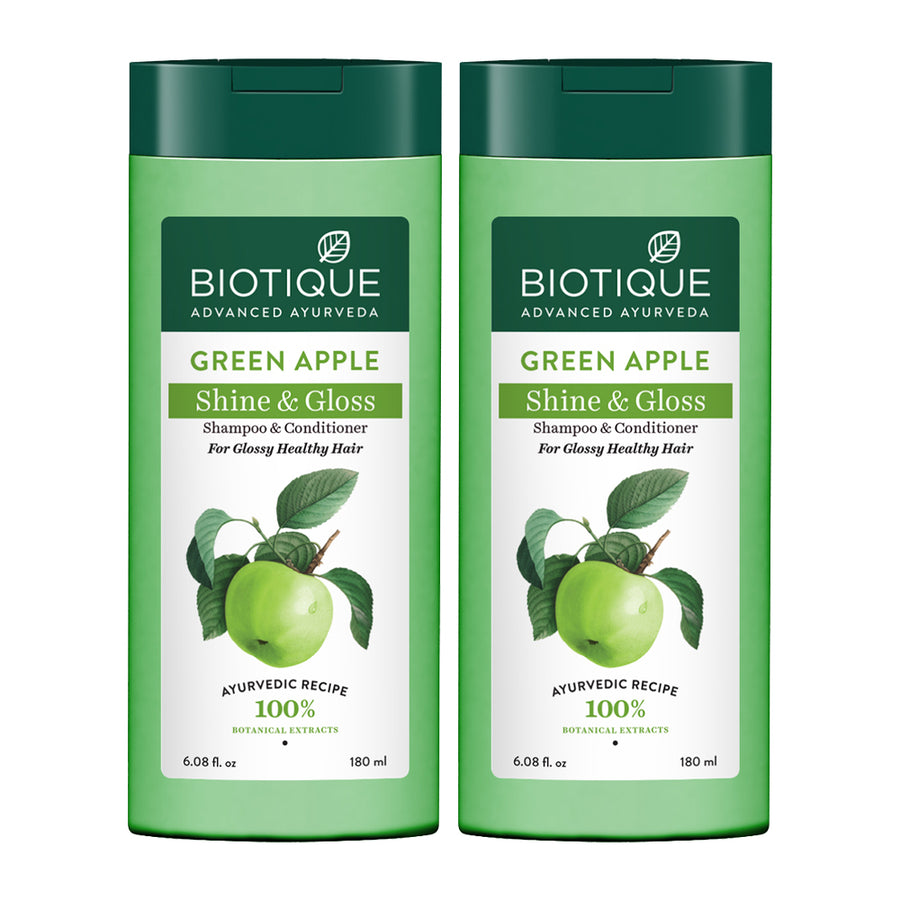 Green Apple Shine & Gloss Shampoo & Conditioner 120ml