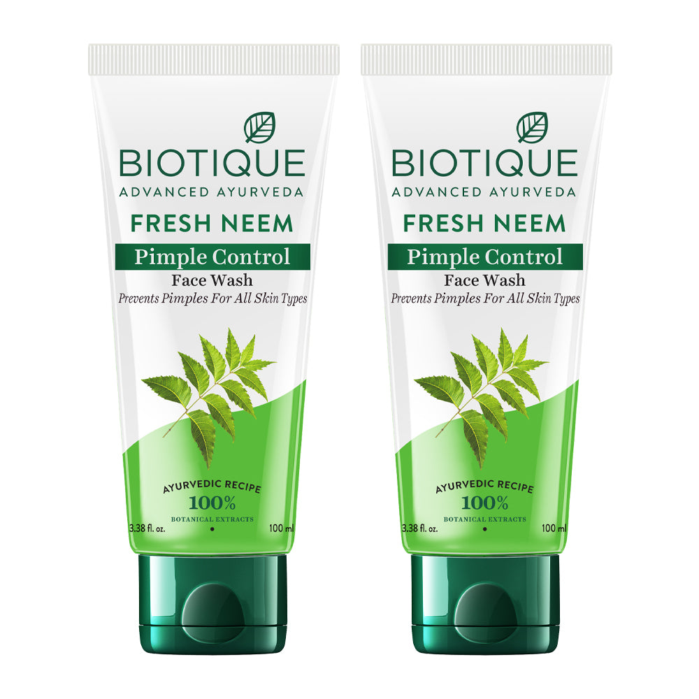 Pack of 2- Fresh neem pimple control face wash
